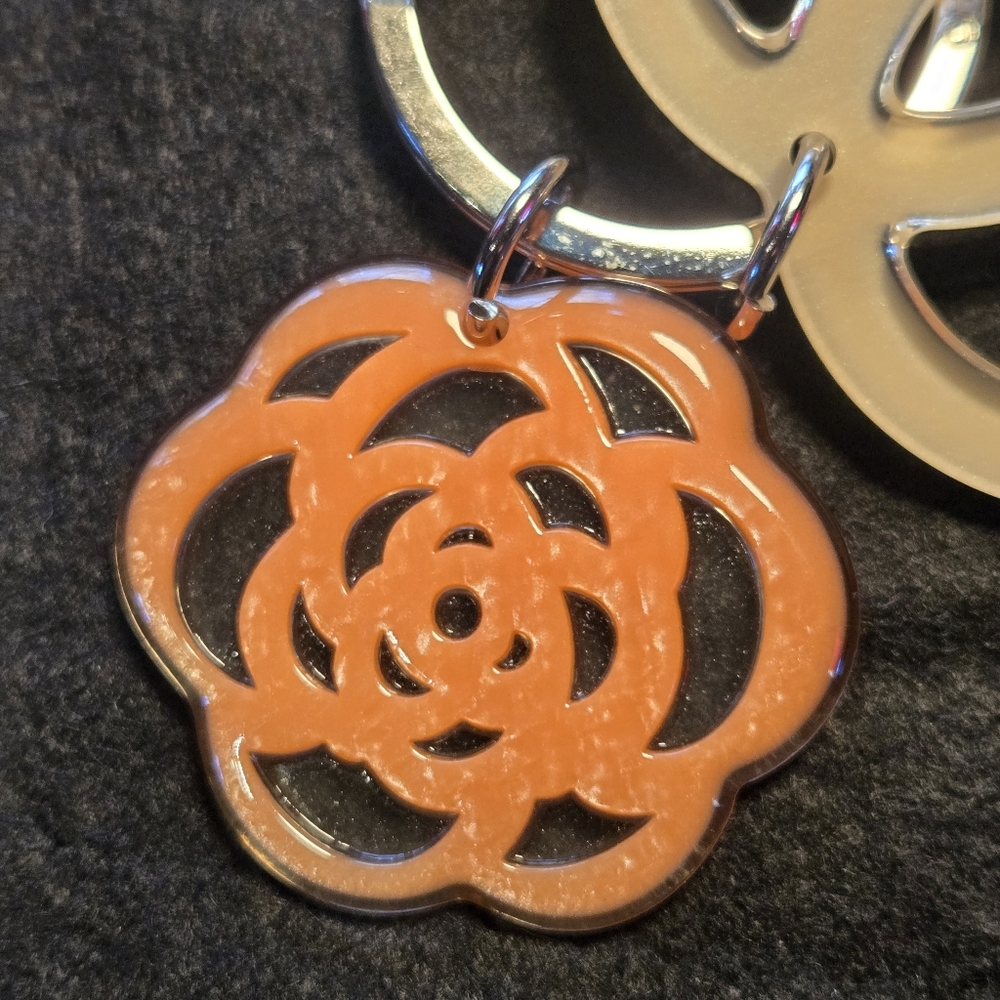 #104 -  Authentic Chanel Coco Mark Key Charm / Key Holder - Picture 7 of 16